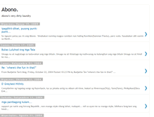 Tablet Screenshot of abono.blogspot.com