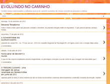 Tablet Screenshot of evoluindonocaminho.blogspot.com