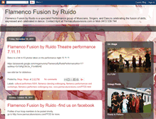 Tablet Screenshot of flamencofusionbyruido.blogspot.com