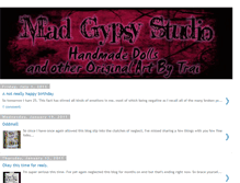 Tablet Screenshot of madgypsystudio.blogspot.com