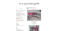 Desktop Screenshot of m-y-ours-lost-gain-instocks-frh.blogspot.com