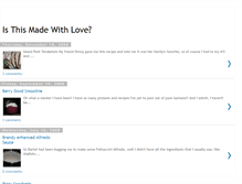 Tablet Screenshot of isthismadewithlove.blogspot.com