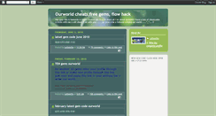 Desktop Screenshot of ourworldmaster.blogspot.com