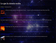 Tablet Screenshot of loquelacienciaoculta.blogspot.com