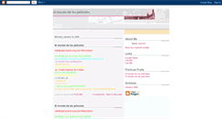 Desktop Screenshot of elmundodelaspeliculas.blogspot.com