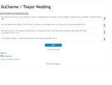 Tablet Screenshot of ducharmethayerwedding.blogspot.com