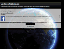 Tablet Screenshot of codigossatelitales.blogspot.com