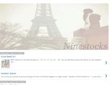 Tablet Screenshot of ninestocks.blogspot.com