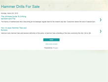 Tablet Screenshot of hammerdrillsale.blogspot.com