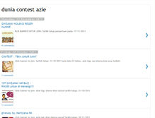 Tablet Screenshot of duniacontest-azie.blogspot.com
