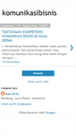 Mobile Screenshot of komunikasibisnis.blogspot.com