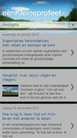 Mobile Screenshot of eenkleineprofeet.blogspot.com