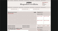 Desktop Screenshot of blogosferasevillista.blogspot.com