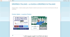 Desktop Screenshot of dropbox-italiano.blogspot.com
