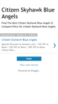 Mobile Screenshot of citizenskyhawkblueangelsok.blogspot.com