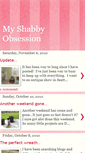Mobile Screenshot of myshabbyobsession.blogspot.com
