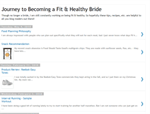 Tablet Screenshot of becomingafitbride.blogspot.com