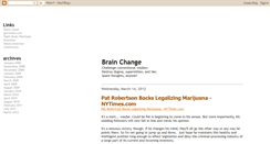 Desktop Screenshot of brainchange.blogspot.com