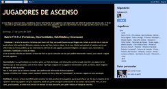 Desktop Screenshot of jugadoresenascenso.blogspot.com