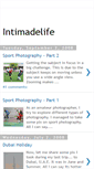 Mobile Screenshot of intimadelife.blogspot.com