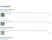Tablet Screenshot of intimadelife.blogspot.com