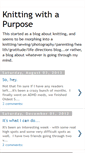 Mobile Screenshot of knittingwithapurpose.blogspot.com