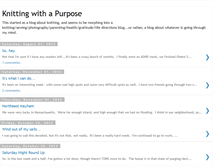 Tablet Screenshot of knittingwithapurpose.blogspot.com