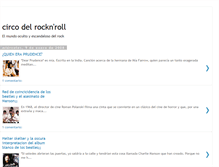 Tablet Screenshot of circodelrocknroll.blogspot.com