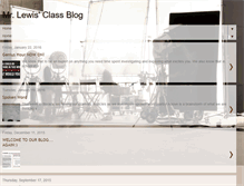 Tablet Screenshot of lewisclassblog.blogspot.com
