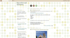 Desktop Screenshot of ensemblevocalandantino.blogspot.com
