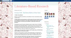 Desktop Screenshot of ditesliterature.blogspot.com