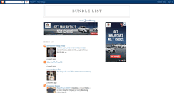 Desktop Screenshot of bundlelist.blogspot.com