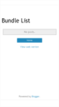 Mobile Screenshot of bundlelist.blogspot.com