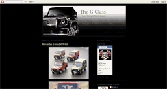 Desktop Screenshot of mercedes-g-classe.blogspot.com