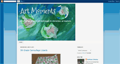 Desktop Screenshot of elementaryartmoments.blogspot.com