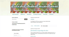 Desktop Screenshot of estudosfoucaultianos.blogspot.com