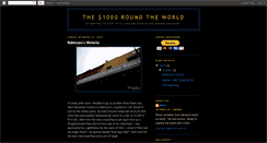 Desktop Screenshot of 1000dollaradventure.blogspot.com
