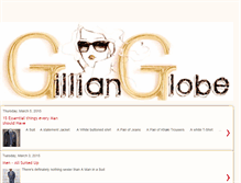 Tablet Screenshot of gillianglobe.blogspot.com