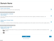 Tablet Screenshot of domainnamesissue.blogspot.com