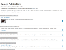 Tablet Screenshot of garagepub.blogspot.com