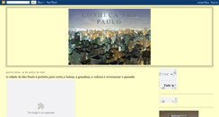 Desktop Screenshot of conhecasaopaulo1.blogspot.com