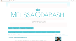 Desktop Screenshot of melissaodabashbikiniqueen.blogspot.com