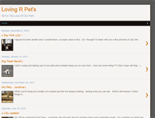 Tablet Screenshot of lovingrpets.blogspot.com