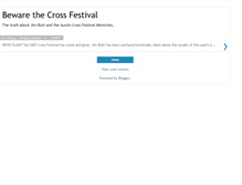 Tablet Screenshot of cross-festival.blogspot.com