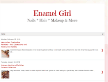 Tablet Screenshot of enamelgirl.blogspot.com