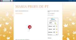 Desktop Screenshot of mariaprofedept.blogspot.com