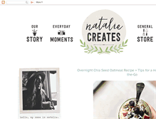 Tablet Screenshot of natalienoack.blogspot.com