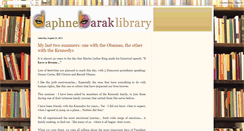 Desktop Screenshot of daphnebaraklibrary.blogspot.com