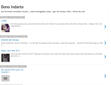 Tablet Screenshot of donoindarto.blogspot.com