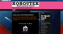 Desktop Screenshot of kohoutek2011.blogspot.com